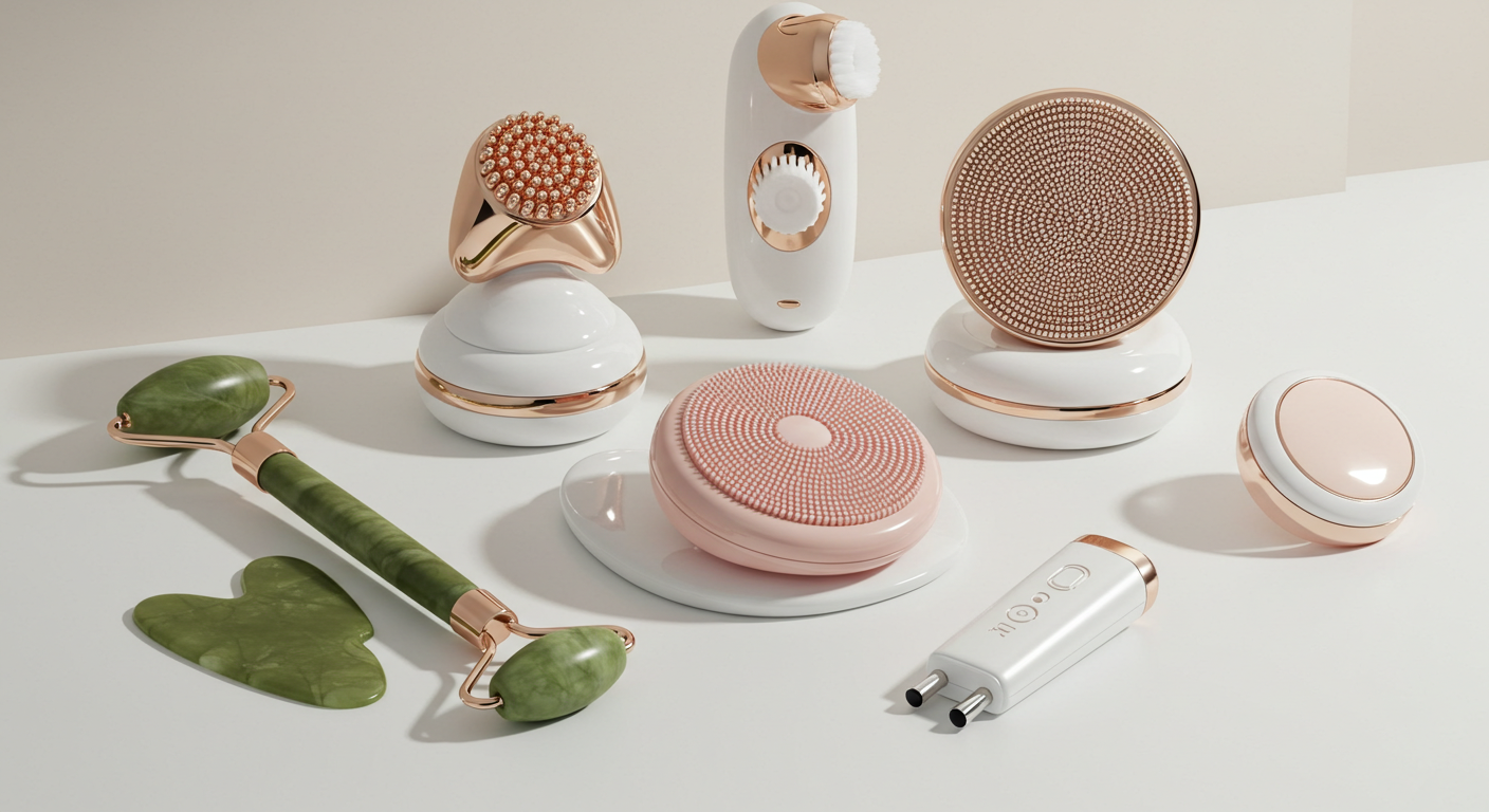 k beauty 2026 device trends home care illustration