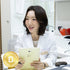 Dr. Wonjin Cho, Chief Director of CHAI Clinic, with the BeautiPin's Pick badge